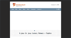 Desktop Screenshot of christiesbaptist.org.au